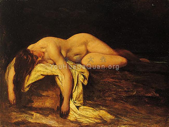 Nude Woman Asleep - 威廉·埃蒂